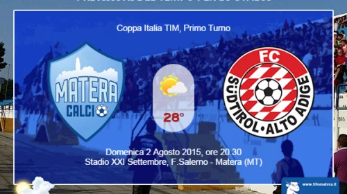 CALCIO - Il Meteo per Matera vs Sudtirol